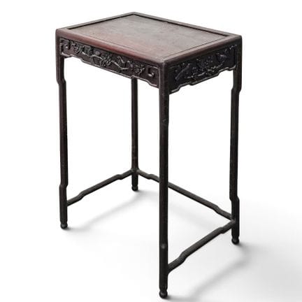 Table chinoise ancienne en bois massif, fin du XIX