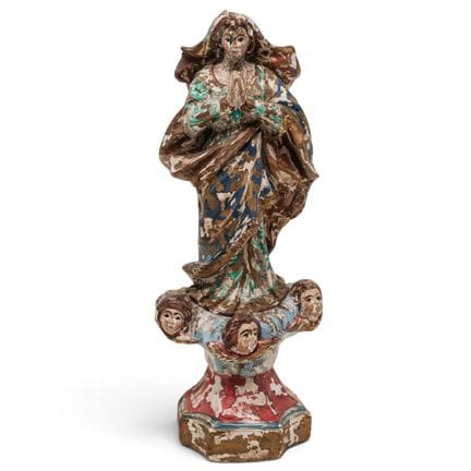 Statua brasiliana in gesso della Madonna dell’Imma
