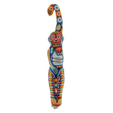 Scultura da parete raffigurante una scimmia in sti