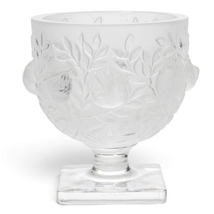 Lalique "Elisabeth" Crystal Vase Mid 20th - 21st C