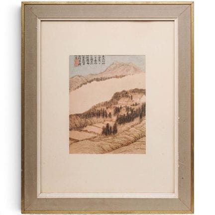 Shitao (Chinesisch, 1642–1707) Landschaftsbild, Aq