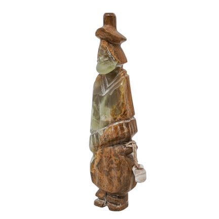 Statuetta vintage argentina di un gaucho in onice 