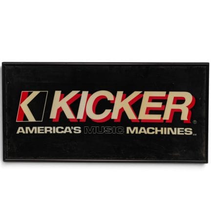 Insegna luminosa "Kicker America's Music Machines"