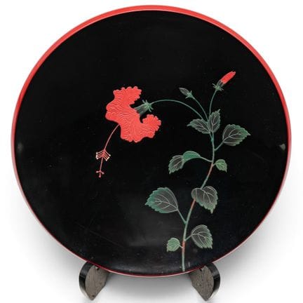 Plat de service japonais vintage Bembo Okinawa, la
