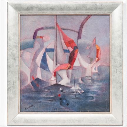 D'après Wassily Kandinsky – Peinture abstraite à l