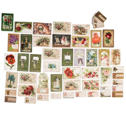 Collection de cartes postales victoriennes et édou