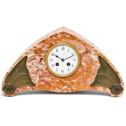 Art Deco Société Clusienne D'Horlogerie Marble & B