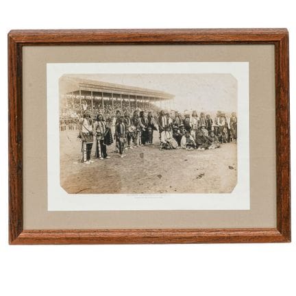 Fotografia di nativi americani Shoshone e Arapaho 