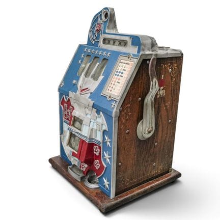 Vintage Mills Novelty Co. Five-Cent Castle Front S