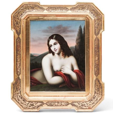D'après Claude Marie Dubufe, « Phyllis au repos »,