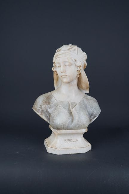 Emilio ZOCCHI (1835-1913) 
Rebecca 
Busto in marmo