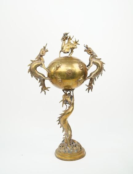 SUD ASIA
Grande bruciaprofumi in bronzo
Sfera deco