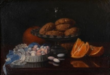 E. MEURICE (19. Jahrhundert)
Stillleben mit Schale