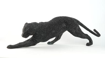 Panther aus patinierter Bronze
Neuer Guss
Vermutli