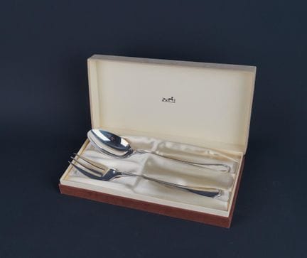HERMES, by Ravinet d'Enfer
Pair of silver plated s
