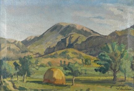 Venance CURNIER (1885-1971)
Paysage des basses Alp