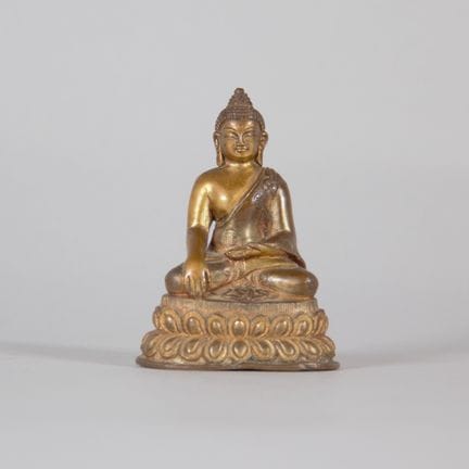 Bouddha en bronze doré – Tibet, XIXe siècle

Statu