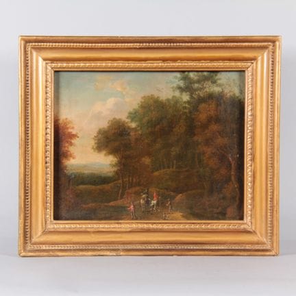 École flamande – XVIIIe siècle présumé – Paysage b