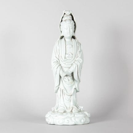 Guanyin en porcelaine Blanc de Chine, XVIIIe siècl