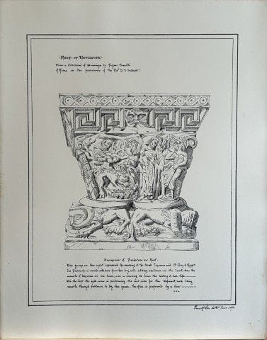 Disegno architettonico - Font a Tolosa, 1871.

Que