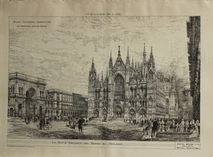D Brade - Duomo di Milano, 1888.

Questa tavola ar