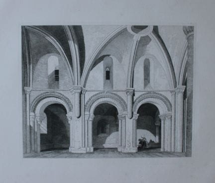 John Sell Cotman - Incisione in folio della Cripta