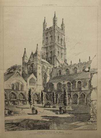 CE Mallows - Cattedrale di Gloucester, 1892.

Ques