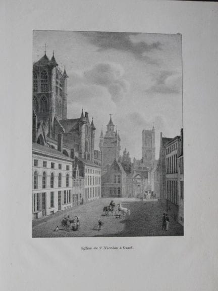 de Cloet - Chiesa di San Nicola a Gand, 1825.

Que