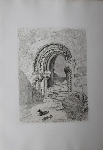 John Sell Cotman - Kirkham Priory, Yorkshire 1838.