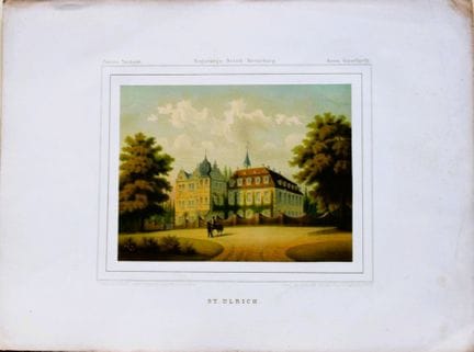 Alexander Duncker - Litografia di St. Ulrich, 1857