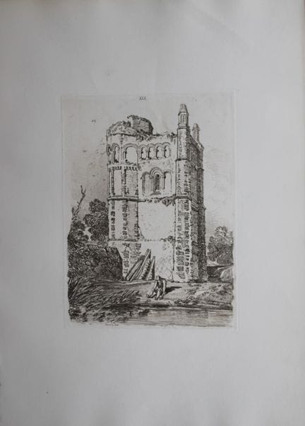 John Sell Cotman - Brandsby Tower, Yorkshire, 1838
