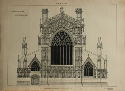 AW Blomfield - Cattedrale di Chester, 1892.

Quest