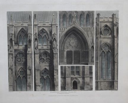 Un’opera di Pugin – “Frammenti ecc. dell’Abbazia d