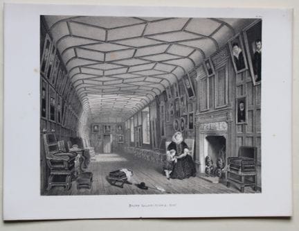 Nash J - Litografia di Knowle, nel Kent, 1869.

Qu