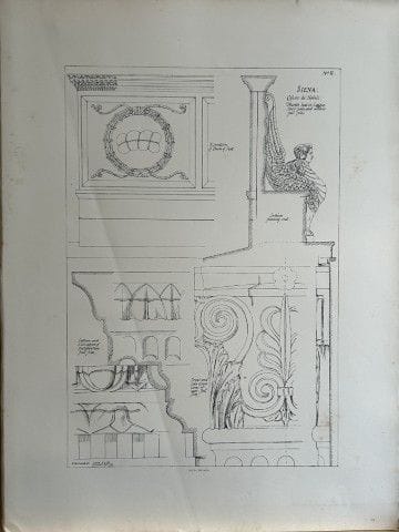 Disegno architettonico - Casino de Nobili, Siena 1