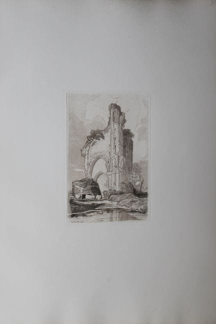 John Sell Cotman - Wenlock Priory, Shropshire, tra