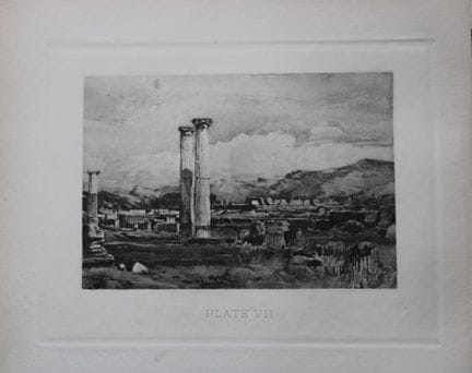 John Fulleylove 1897 - Incisione della Palestra di