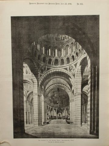 M. Abbadie - Sacro Cuore, Montmartre, Parigi 1891.