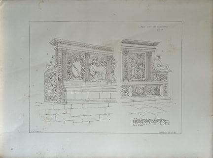 Disegno architettonico - Casino de Nobili, Siena 1