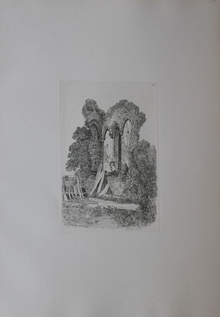 John Sell Cotman - Rovine a Besston, Norfolk, trat