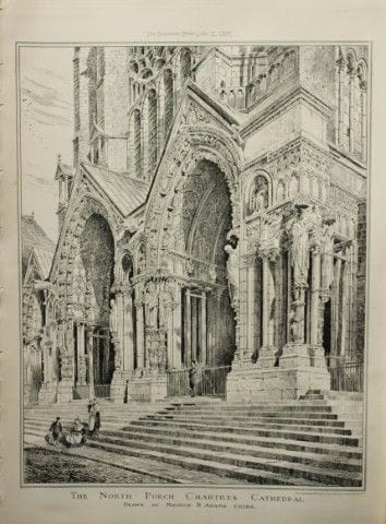 Maurice Adams - Cattedrale di Chartres, 1891.

Que