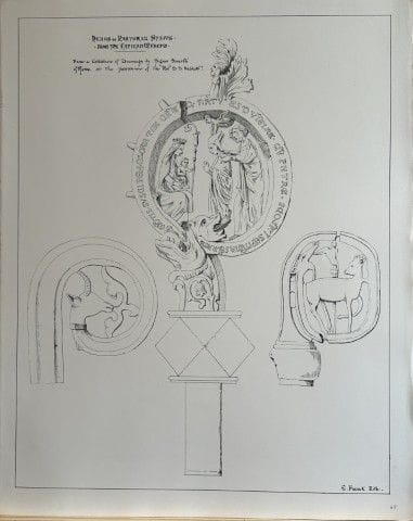 Disegno architettonico - Bastoni pastorali nei Mus