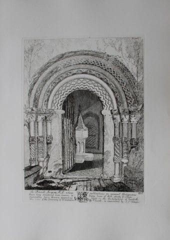 John Sell Cotman - Porta sud della chiesa di Hecki