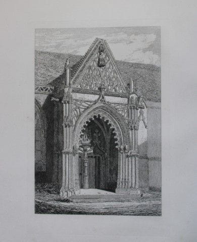 John Sell Cotman - Incisione in folio della Chiesa