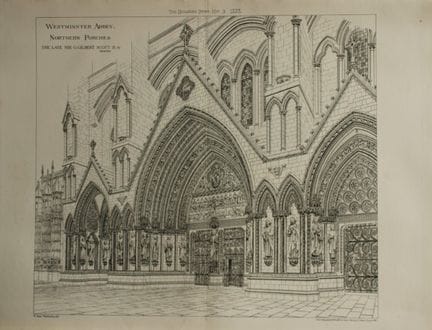 Sir GG Scott - Abbazia di Westminster, 1873.

Ques