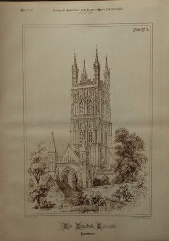 Charles Wickes - Cattedrale di Gloucester, Glouces