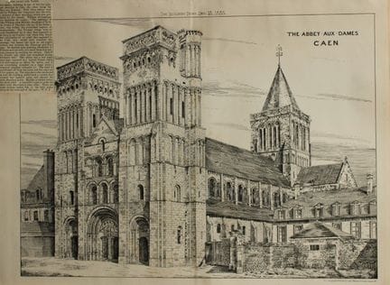 WP Griffiths - Abbazia delle Dame, Caen 1885.

Que