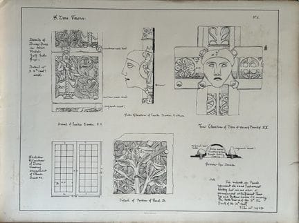 Disegno architettonico - S. Zeno, Verona 1872.

Qu