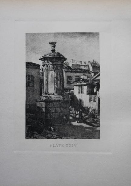 John Fulleylove 1897 - Incisione del Monumento a L