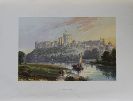F·O·莫里斯牧师——A·莱登于1870年绘制的温莎城堡。

这幅石版彩印画出自F·O·莫里斯牧师所
